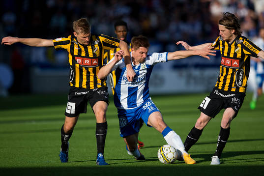 Häckens Juhani Ojala och Erik Friberg