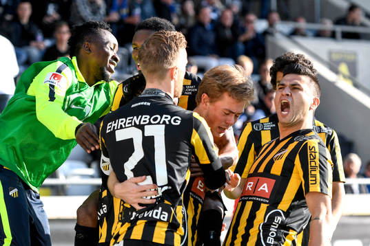 Häcken jublar