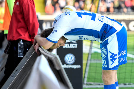 IFK Göteborgs Tobias Hysen deppar