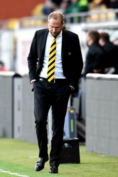 Elfsborgs manager Magnus Haglund deppar