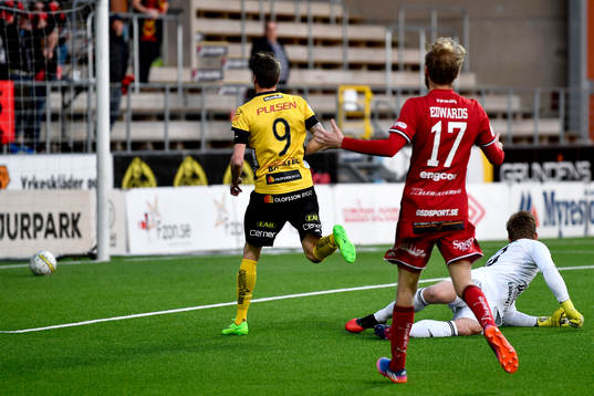 Elfsborgs Lasse Nilsson gör 3-4