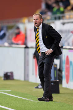 Elfsborgs manager Magnus Haglund reagerar