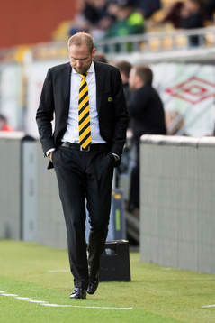 Elfsborgs manager Magnus Haglund deppar