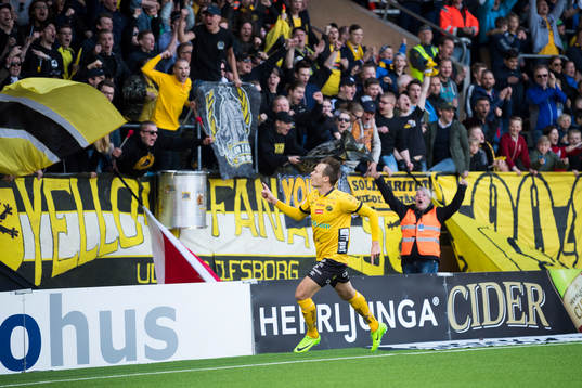 Elfsborgs Viktor Prodell jublar