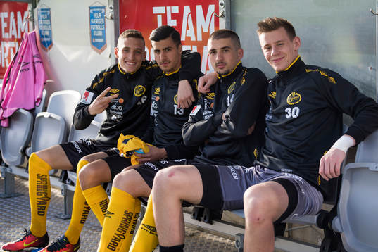 Elfsborgs Arjan Kabashi, Rami Kaib, Ibrahim Dresevic och