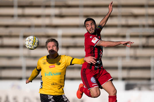 Östersunds Brwa Nouri och Elfsborgs Viktor Prodell