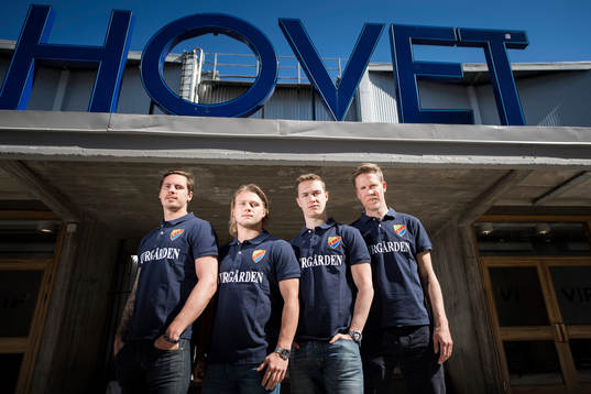 Joacim Eriksson, Jesper Pettersson, Tom Nilsson och Andreas