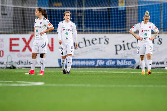 Rosengårds Lieke Martens, Hanna Folkesson och Anja Mittag