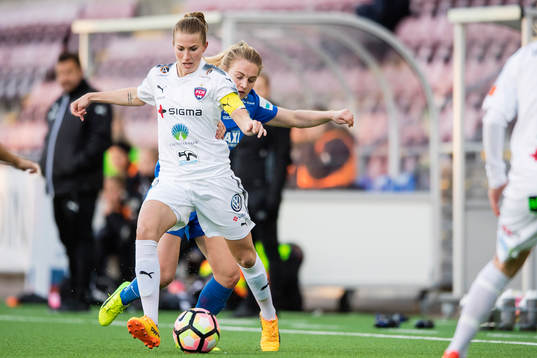 Rosengårds Emma Berglund och Eskilstunas Fiona Brown