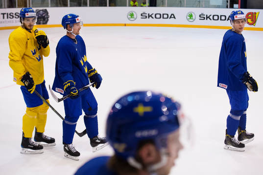 Dennis Everberg, Anton Strålman, Elias Lindholm och Joel