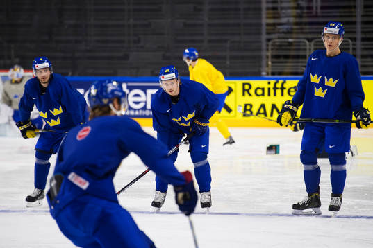 Calle Rosén, Elias Lindholm och Joel Eriksson Ek
