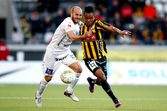 Sirius Karl Larson och Häckens Nasiru Mohammed