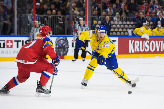 Rysslands Alexander Barabanov utmanas av Sveriges Gabriel