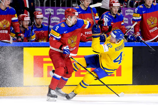 Rysslands Viktor Antipin och Sveriges Joakim Nordström