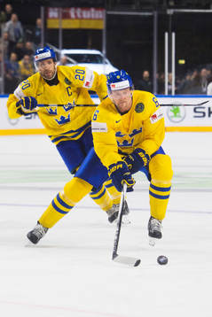 Sveriges Joel Lundqvist och Anton Strålman
