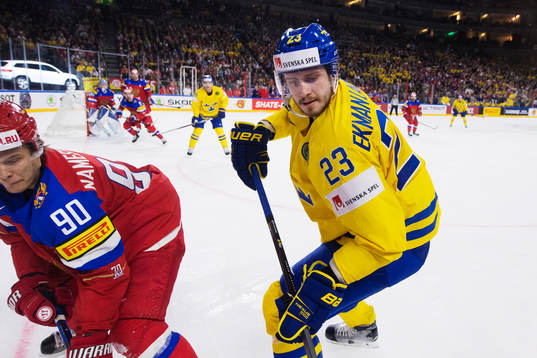Rysslands Vladislav Namestnikov och Sveriges Oliver Ekman