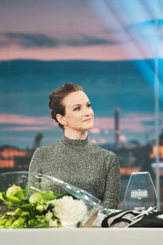 Lena Sundqvist i studion