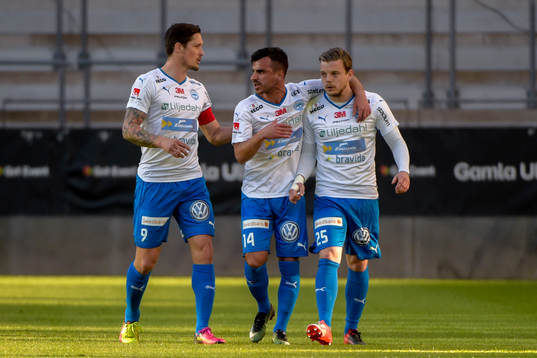 Värnamos Pär Cederqvist, Liridon Silka och Victor Nilsson