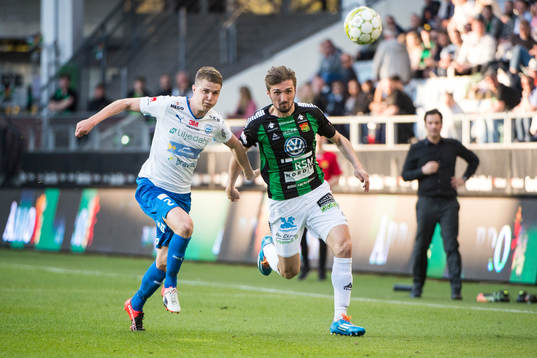 Värnamos Fredrik Lundgren och GAIS Dardan Rexhepi