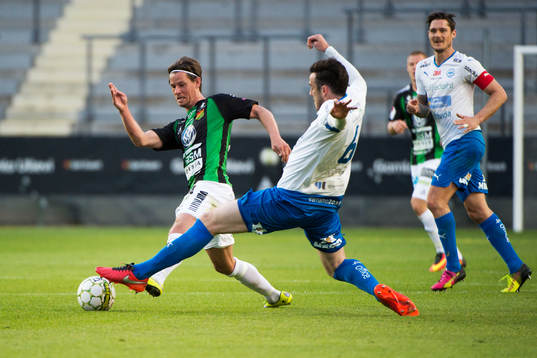 GAIS Dusan Djuric och Värnamos Fredrik Lundgren