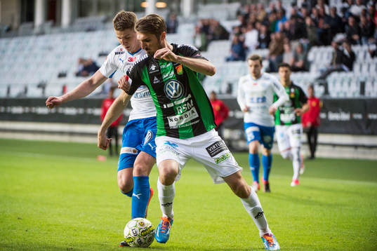 Värnamos Fredrik Lundgren och GAIS Dardan Rexhepi