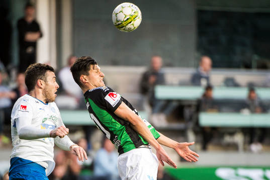 Värnamos Tyler Lissette och GAIS Luka Mijaljevic