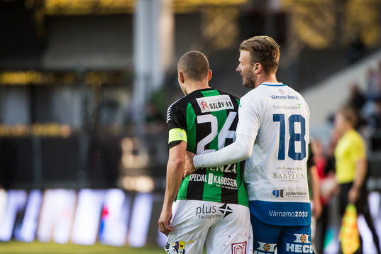 GAIS Malkolm Moenza och Värnamos Simon Nilsson