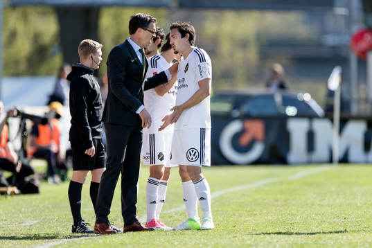 s tränare Rikard Norling och Stefan Ishizaki