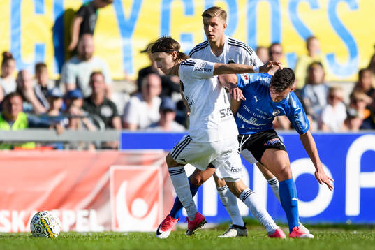 s Kristoffer Olsson och Halmstads Sead Haksabanovic