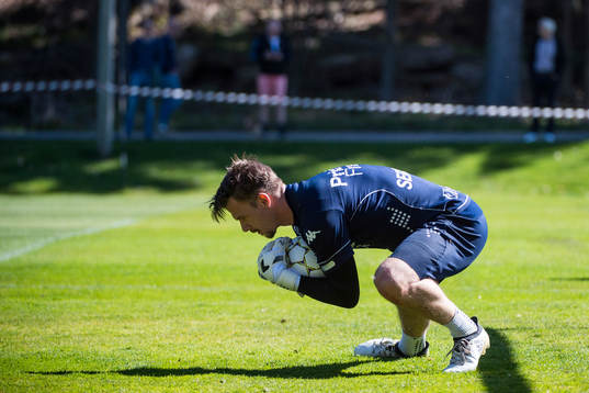 Målvakt Erik Dahlin