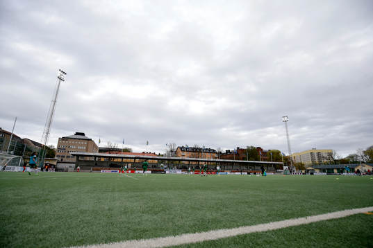 Spelarna värmer upp