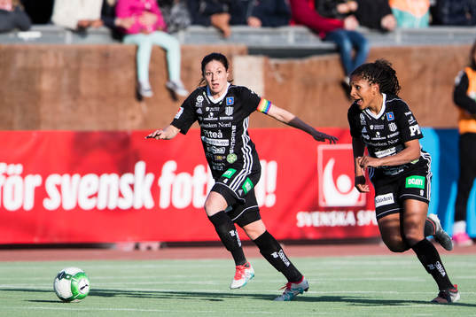 Piteås Josefin Johansson och Madelen Janogy
