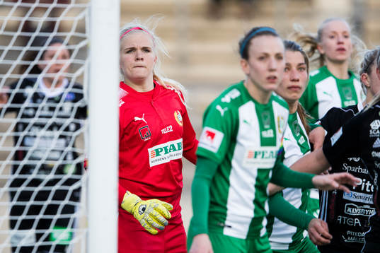 Hammarbys målvakt Emma Holmgren