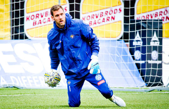 Djurgårdens målvakt Andreas Isaksson