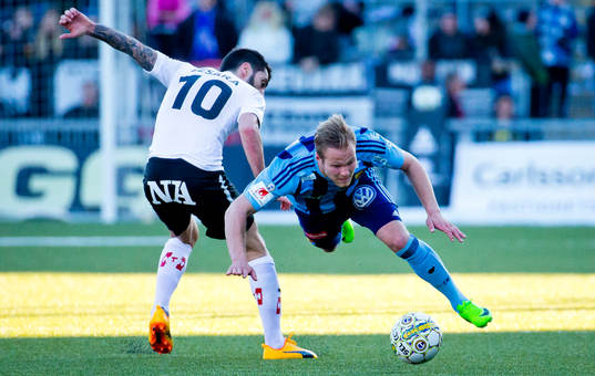 Örebros Nahir Besara och Djurgårdens Gustav Engvall