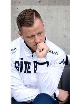 IFK Göteborgs Scott Jamieson på bänken