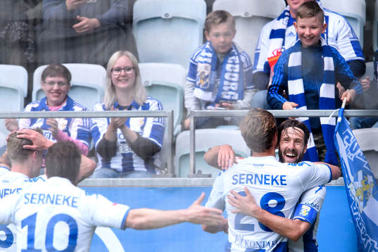 IFK Göteborgs Mattias Bjärsmyr jublar
