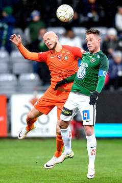 AFC Eskilstunas Zourab Tsisaridze och Jönköpings Tommy