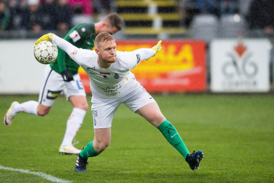 AFC Eskilstunas målvakt Tim Erlandsson
