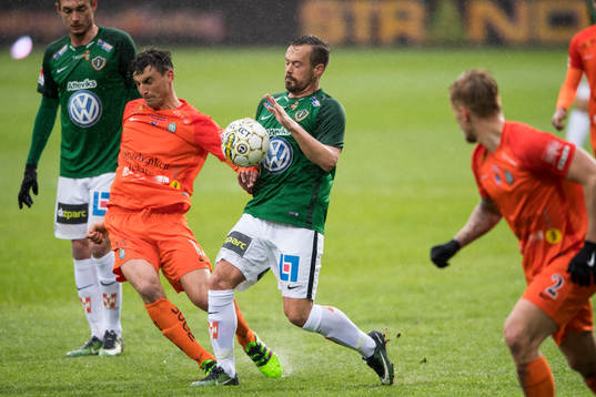 AFC Eskilstunas Thomas Piermayr och Jönköpings Fredric