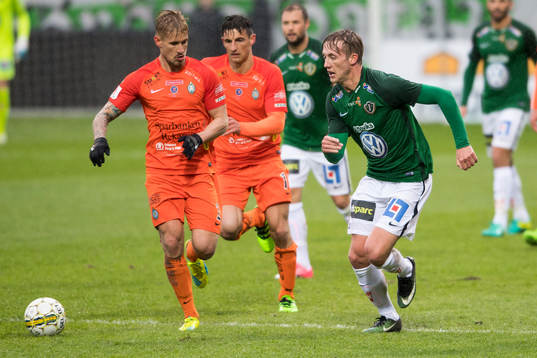 Jönköpings Jesper Svensson och AFC Eskilstunas Jernade