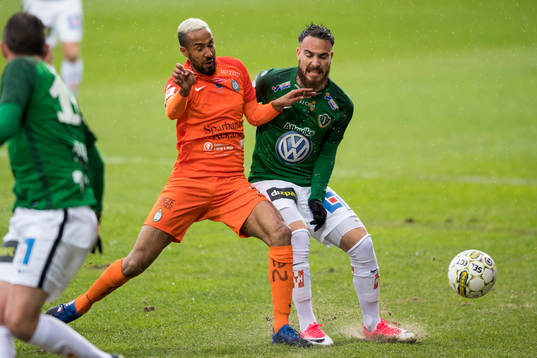 under fotbollsmatchen i Allsvenskan mellan Jönköping och