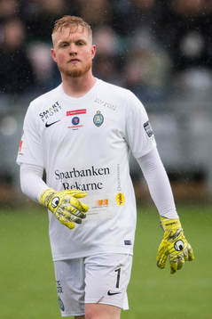 AFC Eskilstunas målvakt Tim Erlandsson