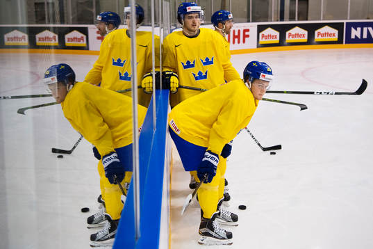 William Nylander, Dennis Everberg och Joel Lundqvist på
