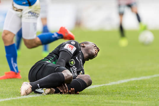 Varbergs Thomas Boakye har ont