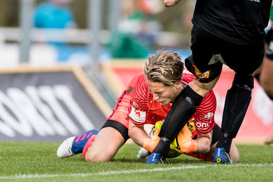 Norrbys målvakt Robin Holmer