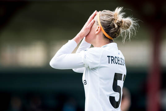 Rosengårds Sanne Troelsgaard Nielsen deppar