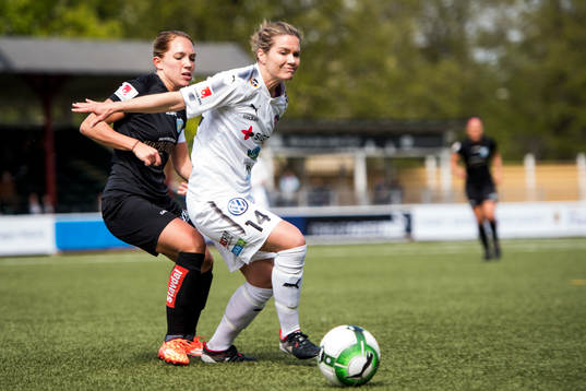 Göteborgs Elin Rubensson och Rosengårds Hanna Folkesson