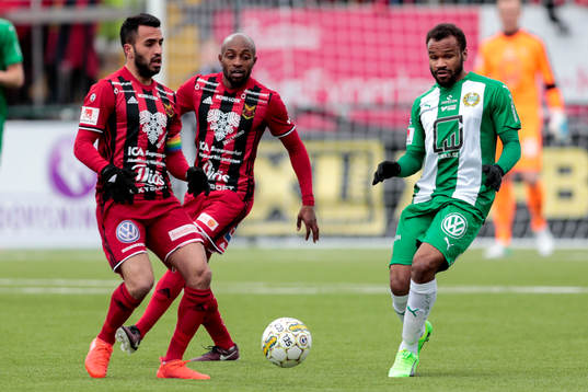 Östersunds Brwa Nouri och Hammarbys Serge-Junior