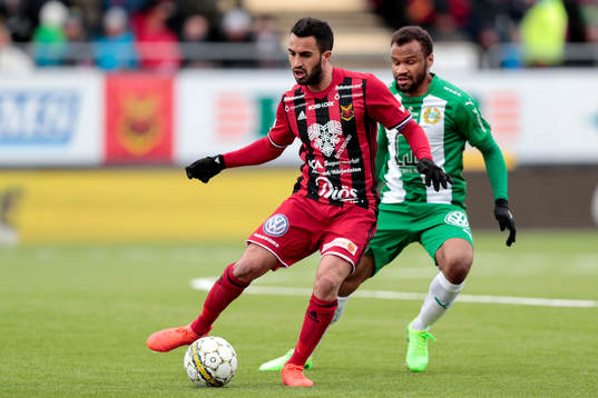 Östersunds Brwa Nouri och Hammarbys Serge-Junior